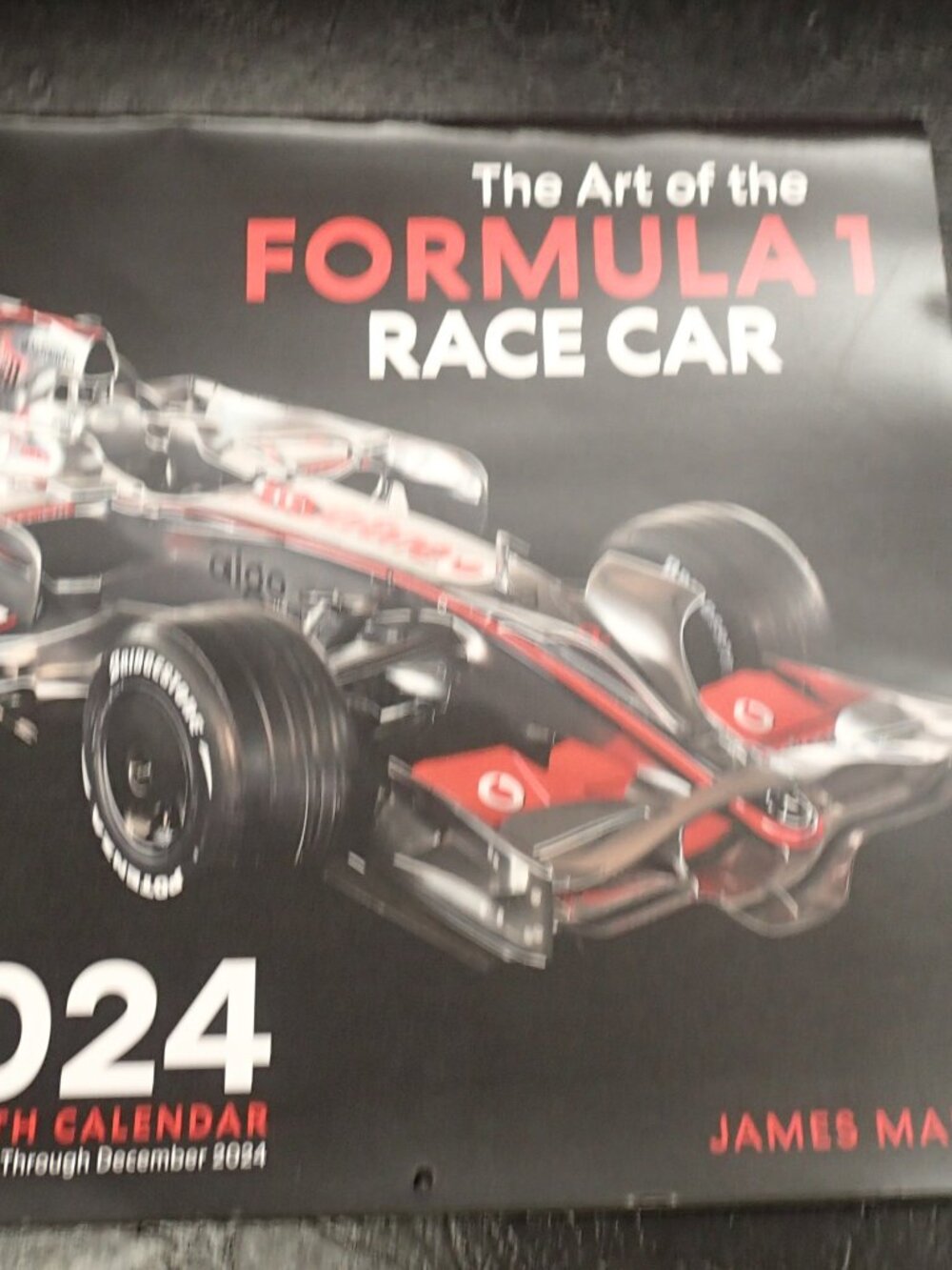 The Art of Formula 1 Race Car 2024 Calendar
